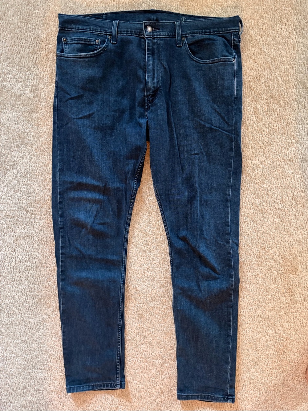 Levi Men's Dark Blue Slim Fit Jeans - 36x32